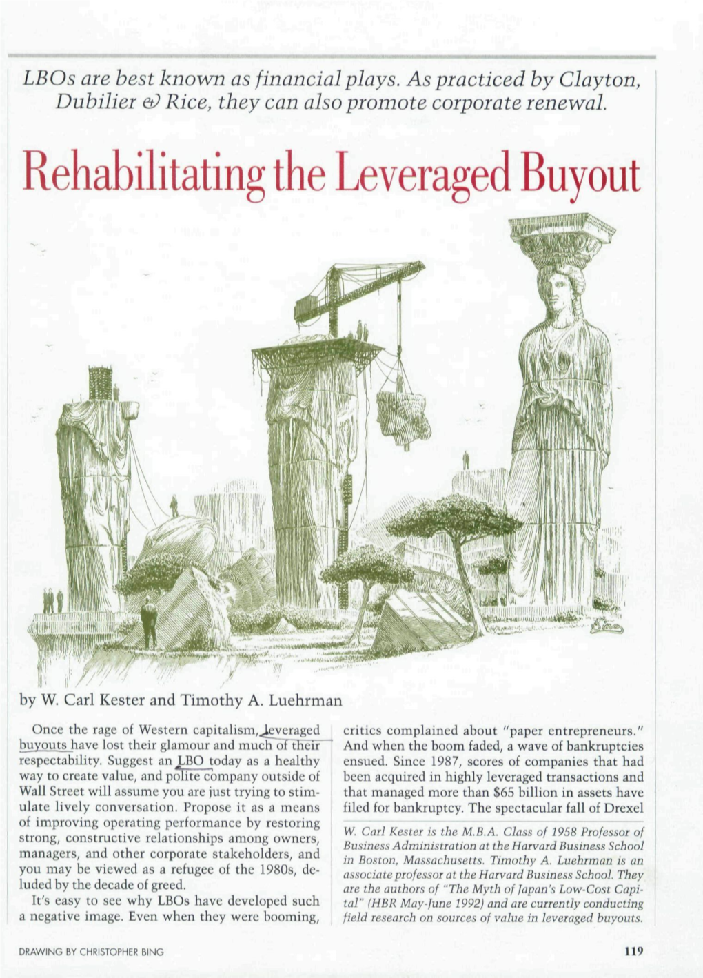 Rehabilitating the Leveraged Buyout