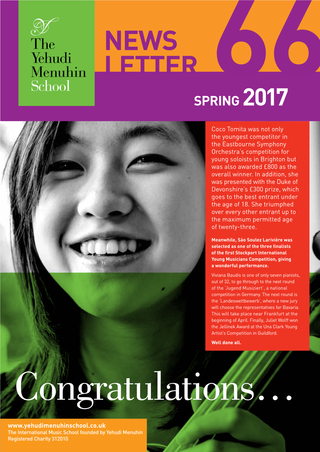 News Letter 66 SPRING 2017