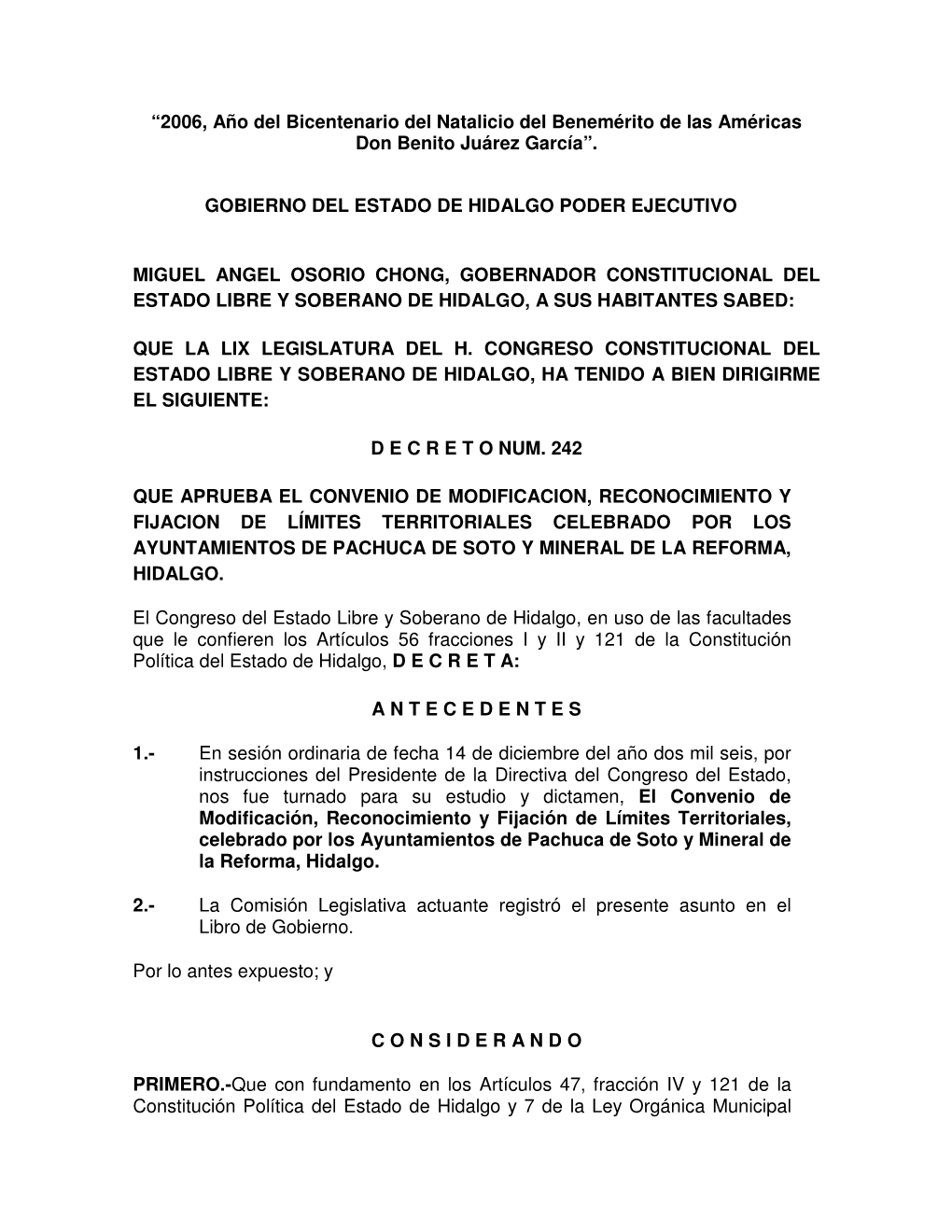 Gobierno Del Estado De Hidalgo Poder Ejecutivo