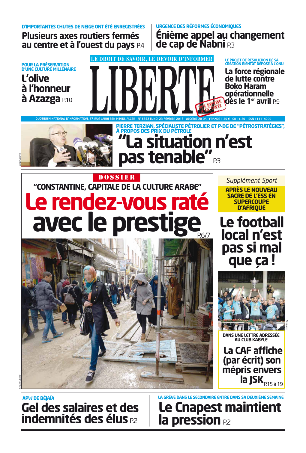 Le Rendez-Vous Raté D’AFRIQUE Le Football Avec Le Prestigep.6/7 Local N’Est Pas Si Mal Que Ça ! Newpress