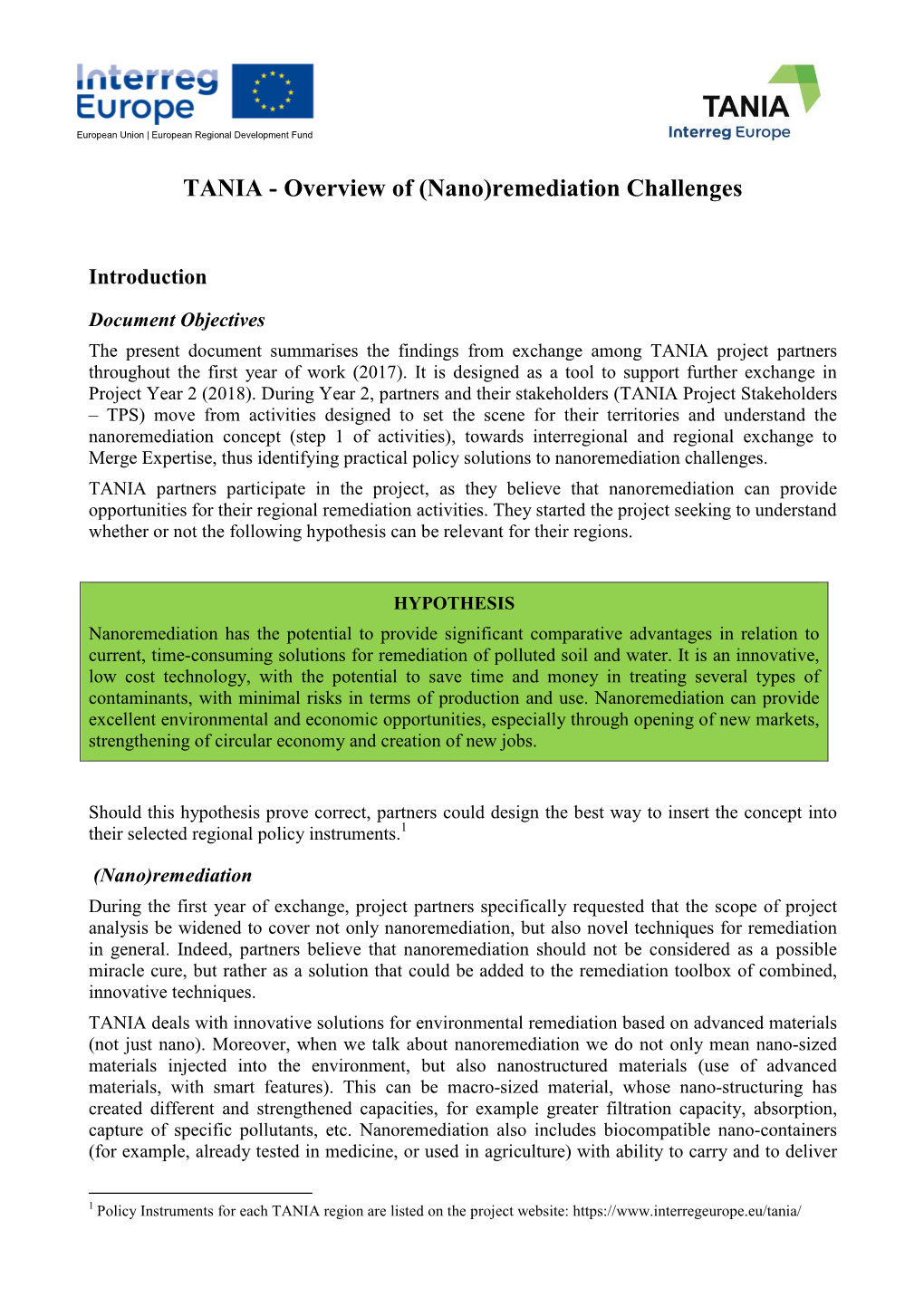 (Nano)Remediation Challenges