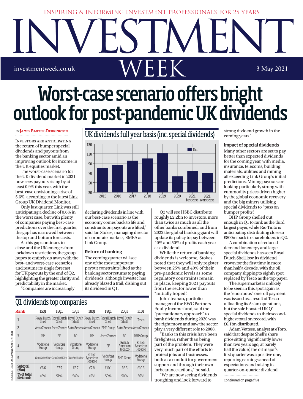 Worst-Case Scenario Offers Bright Outlook for Post-Pandemic UK