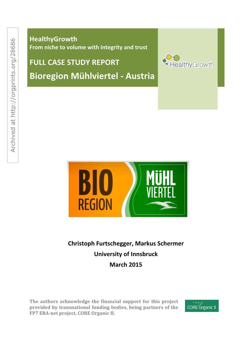 Bioregion Mühlviertel - Austria