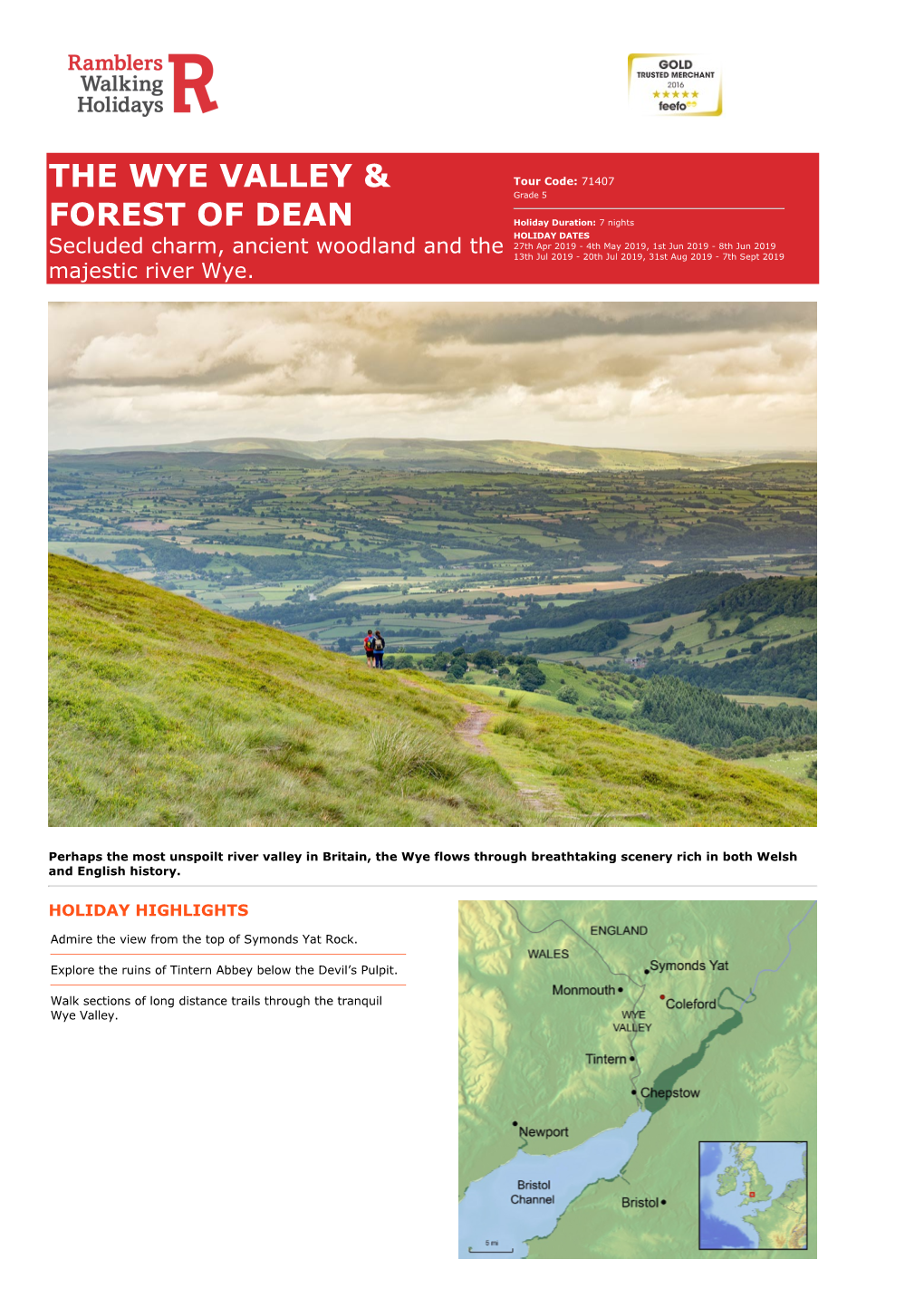 The Wye Valley & Forest of Dean