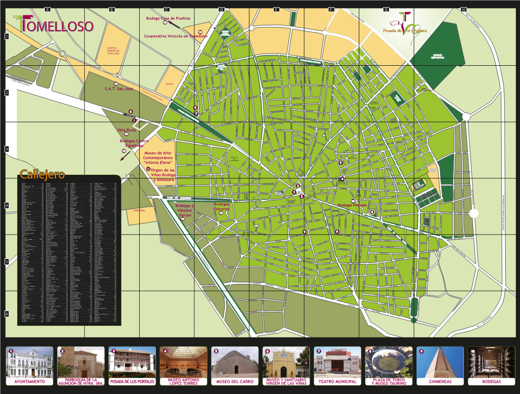 Descargar Mapa Del Callejero De Tomelloso