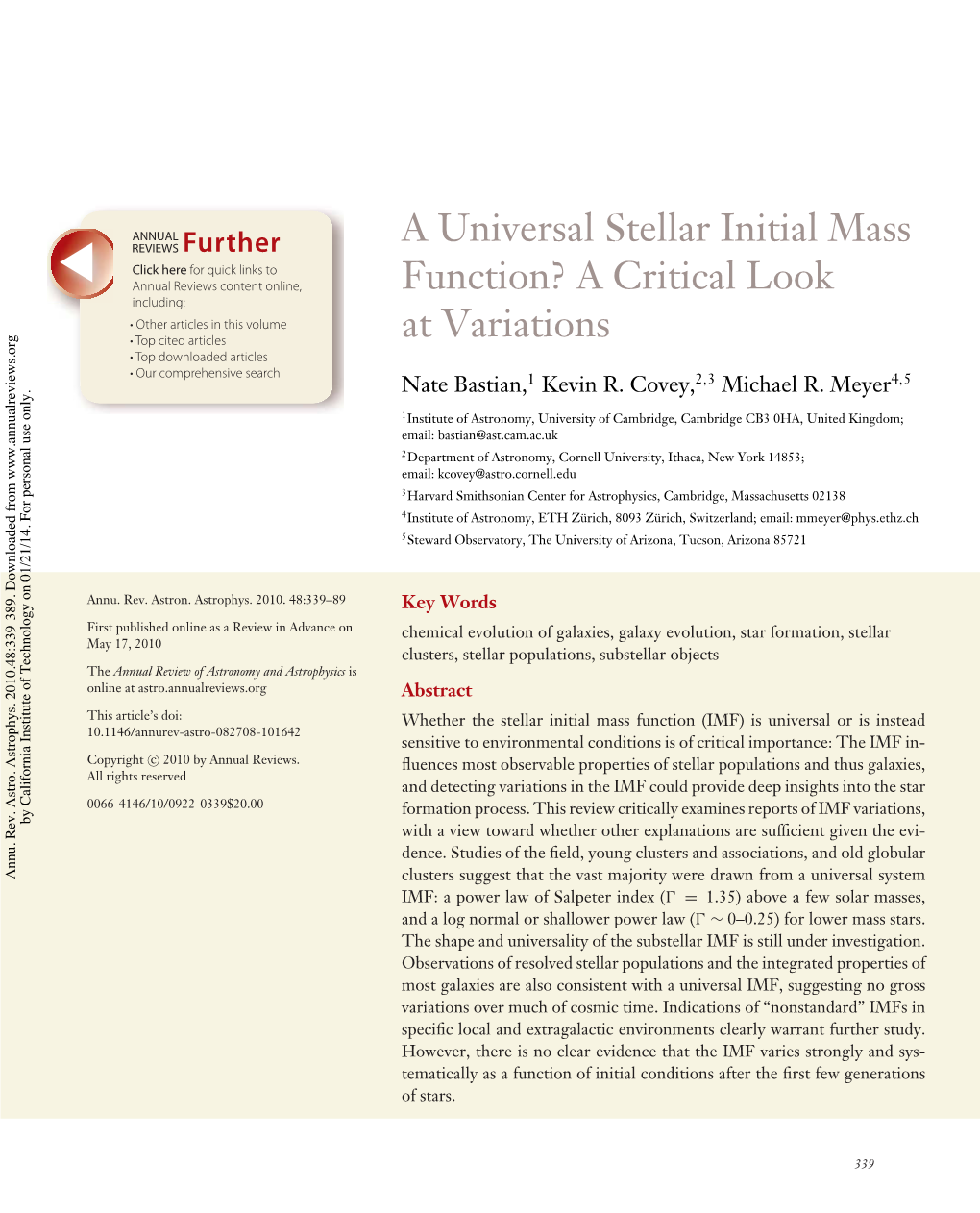 A Universal Stellar Initial Mass Function? a Critical Look at Variations