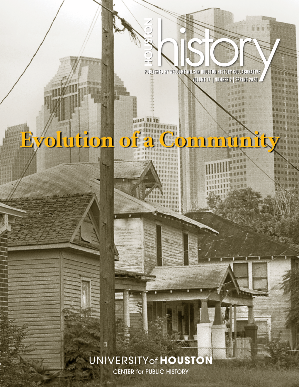 Evolution of a Community LETTER from the EDITOR—CHANGING TIMES