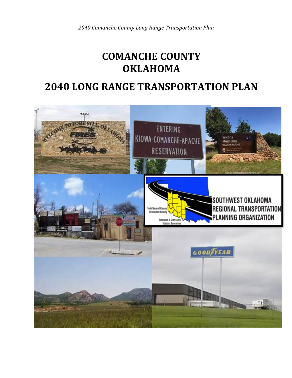 Comanche County Oklahoma 2040 Long Range Transportation Plan