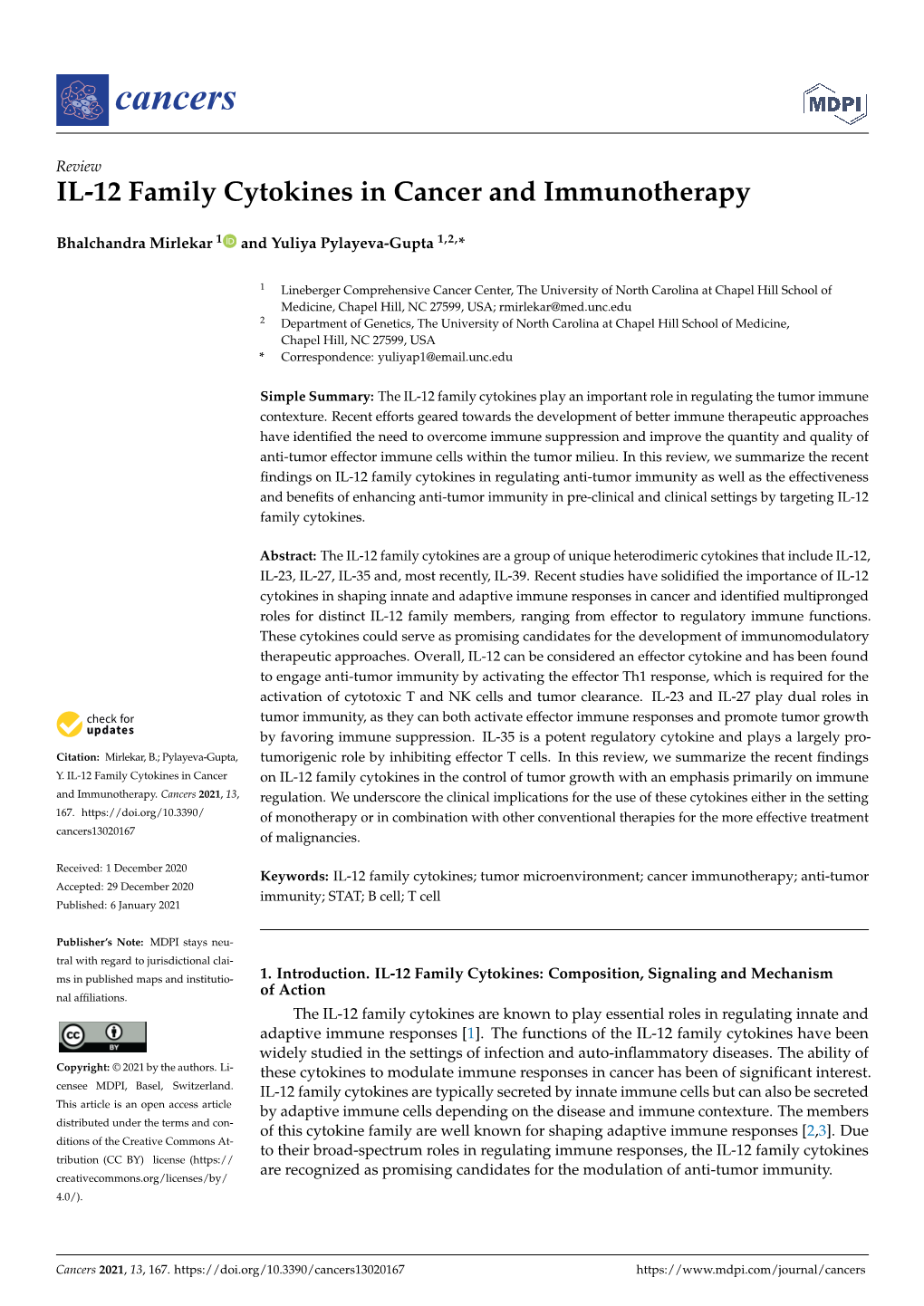 IL-12 Family Cytokines in Cancer and Immunotherapy