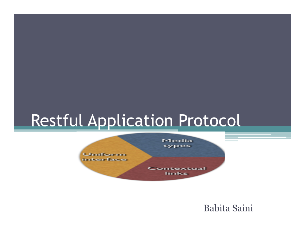 Restful Application Protocol.Pptx