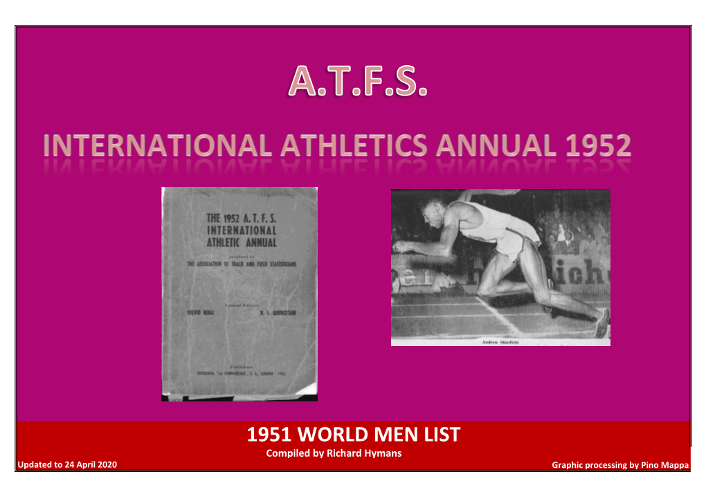 1951 World Men List