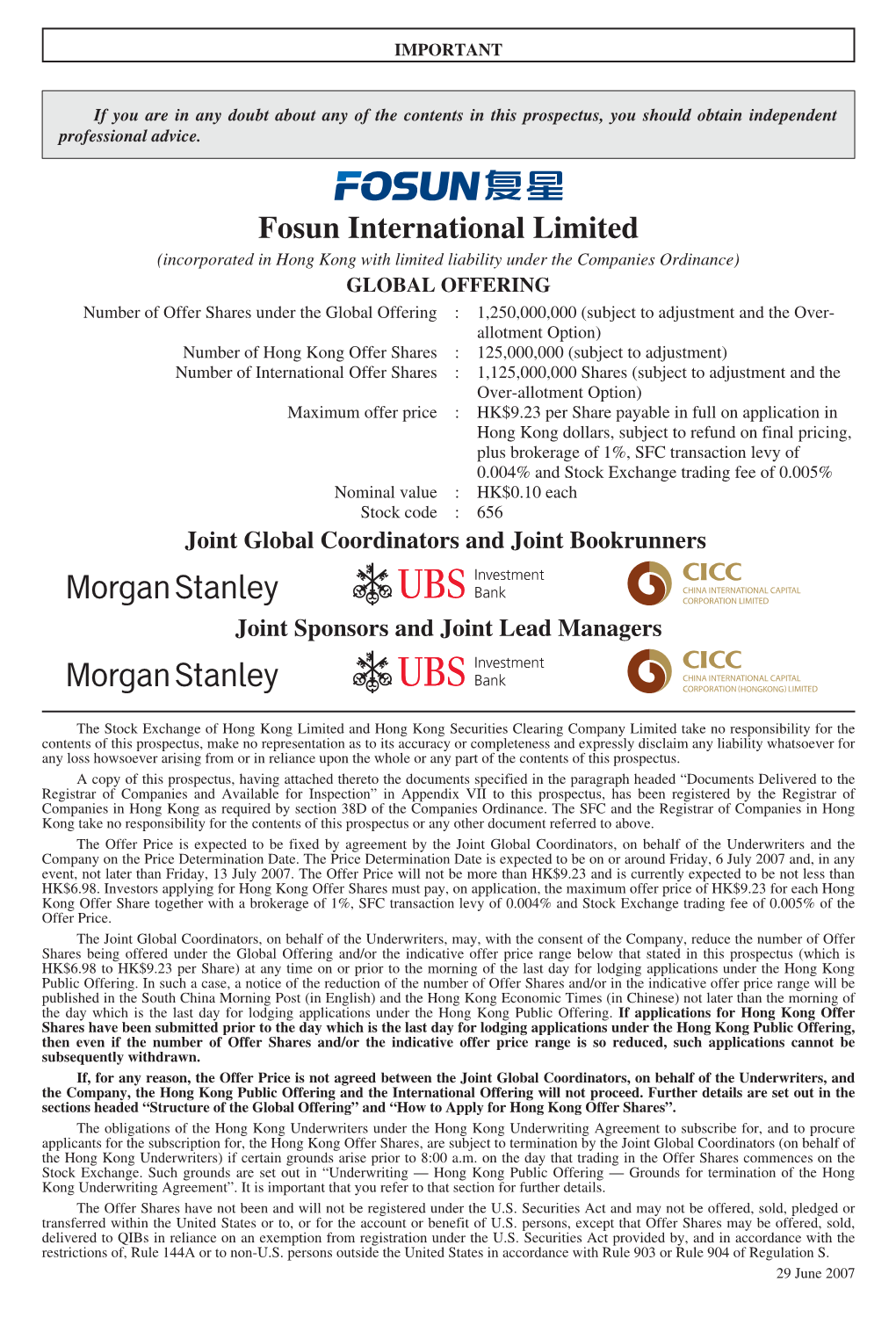 Fosun International Limited