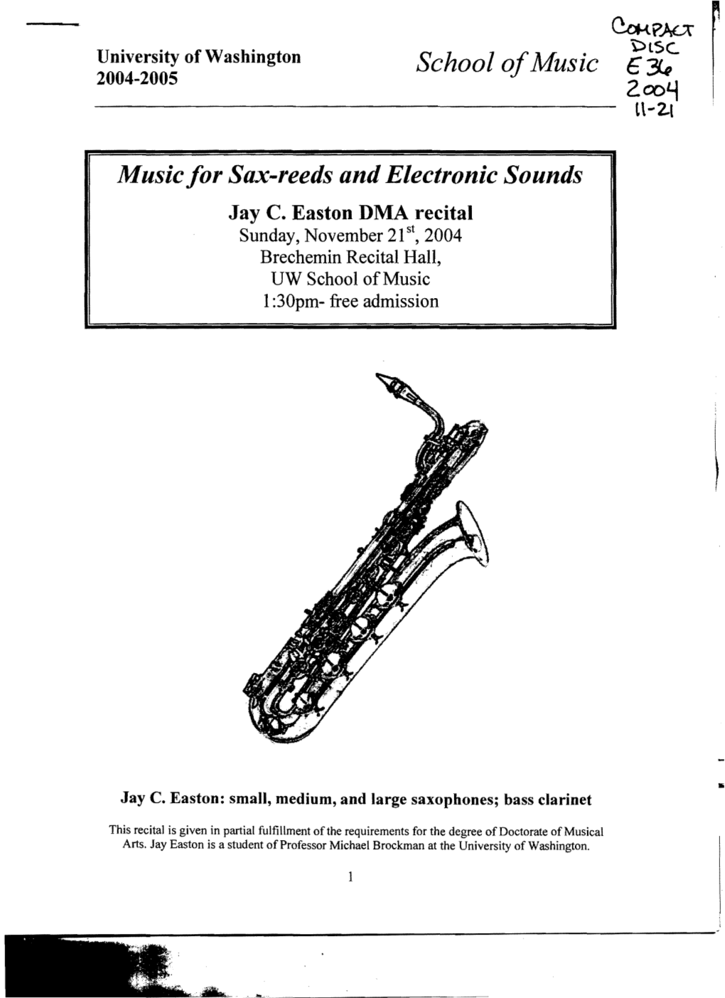 School Ofmusic 2004-2005