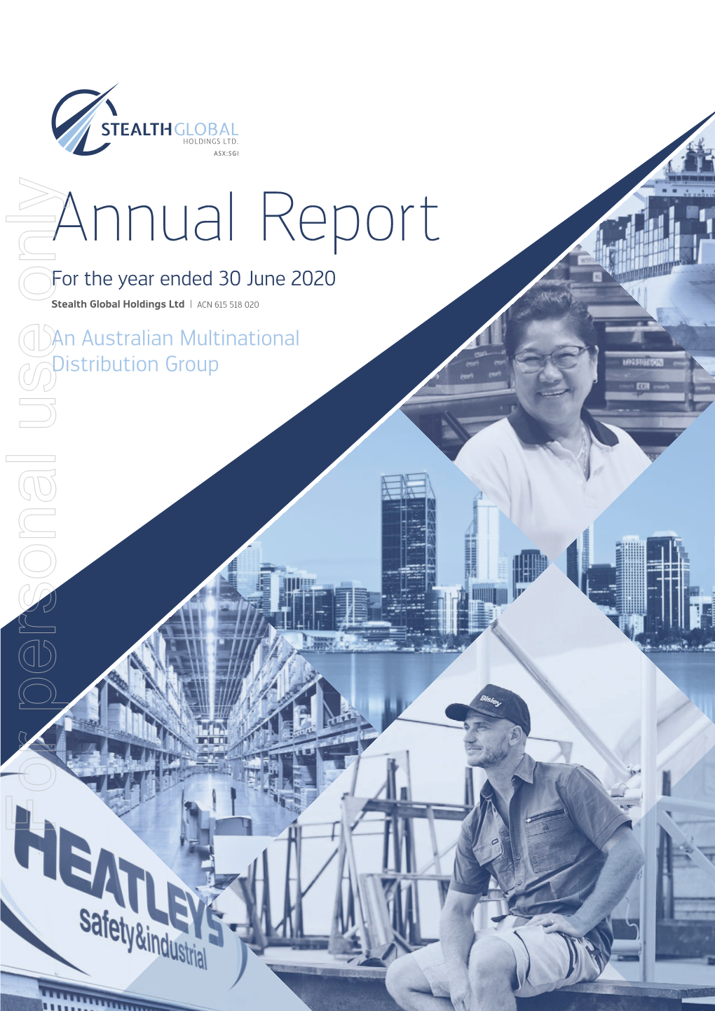 Annual Report for Personal Use Only