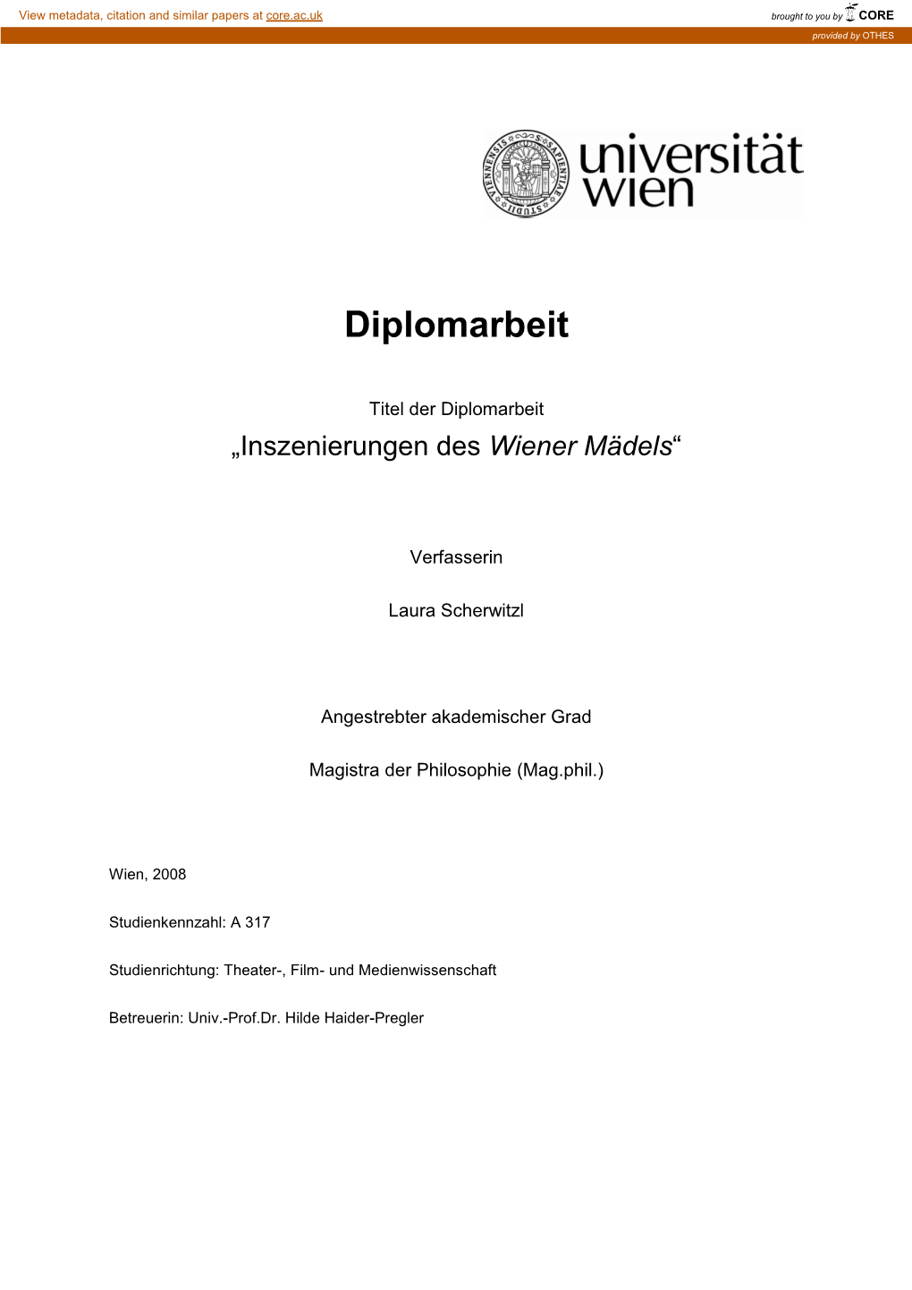 Diplomarbeit