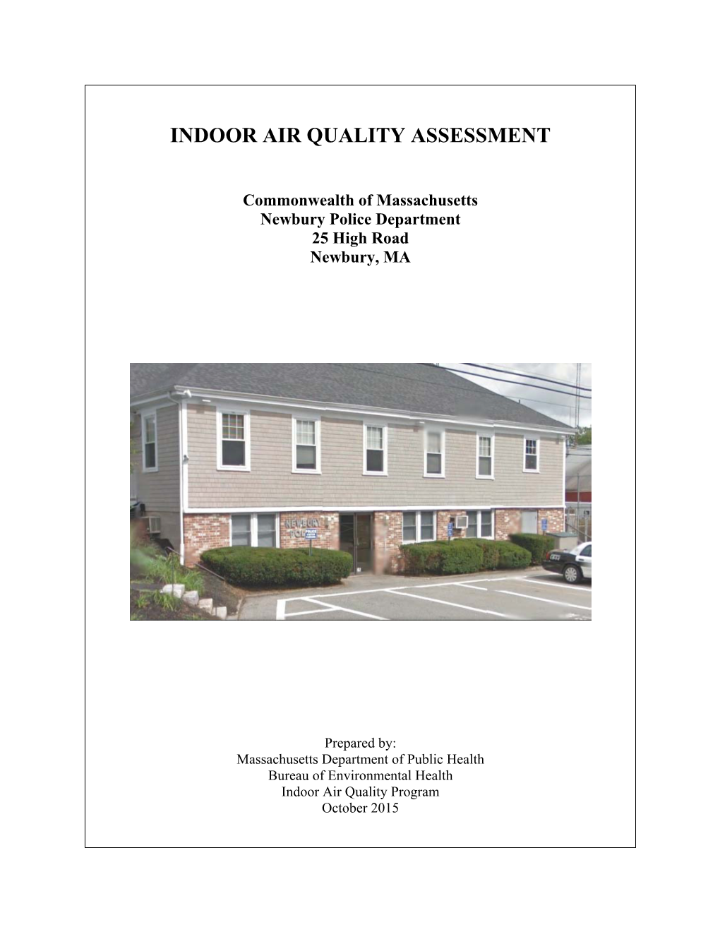 Indoor Air Quality Assessment