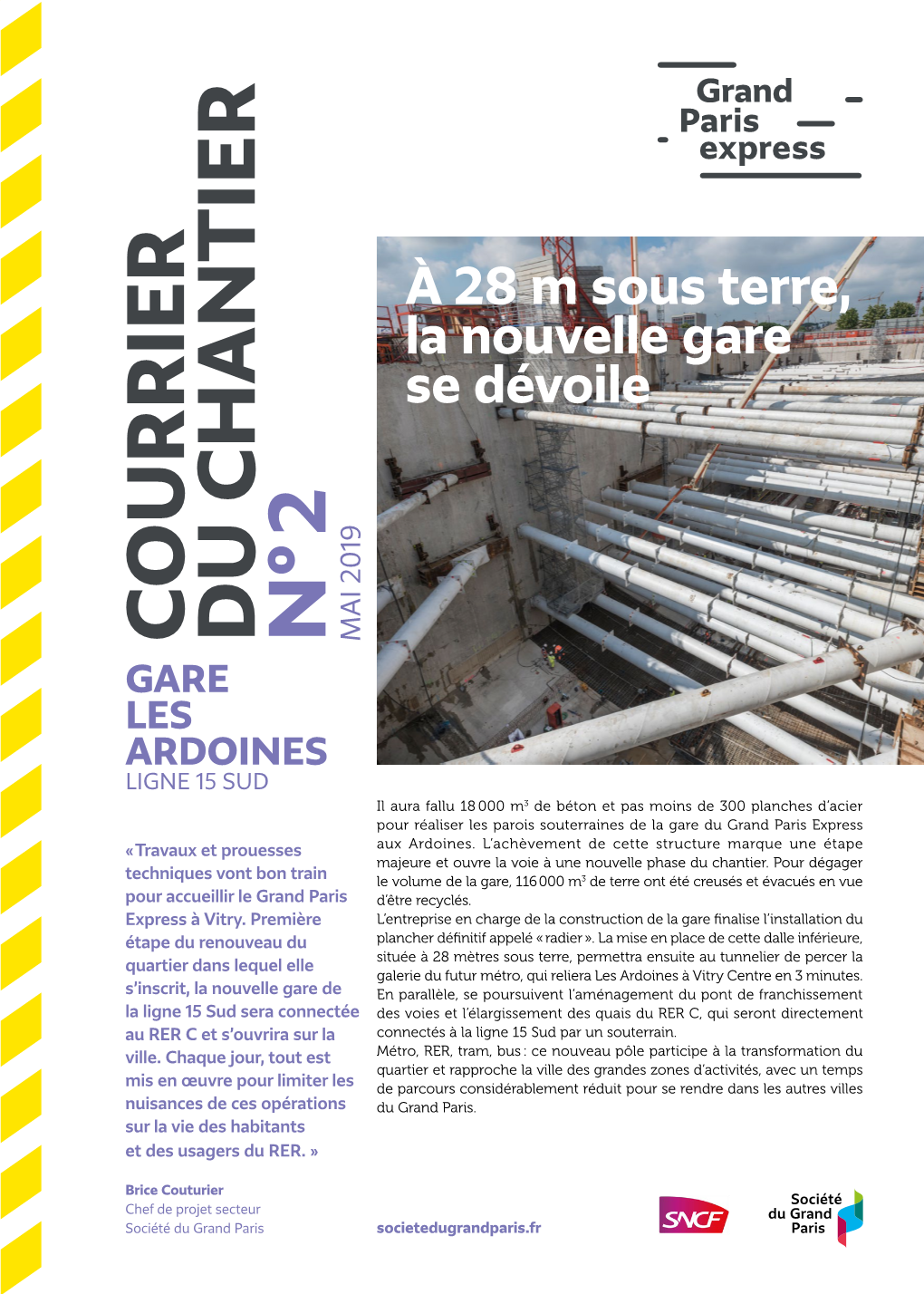 C Ourrier Du Chantier N° 2 Mai 2019