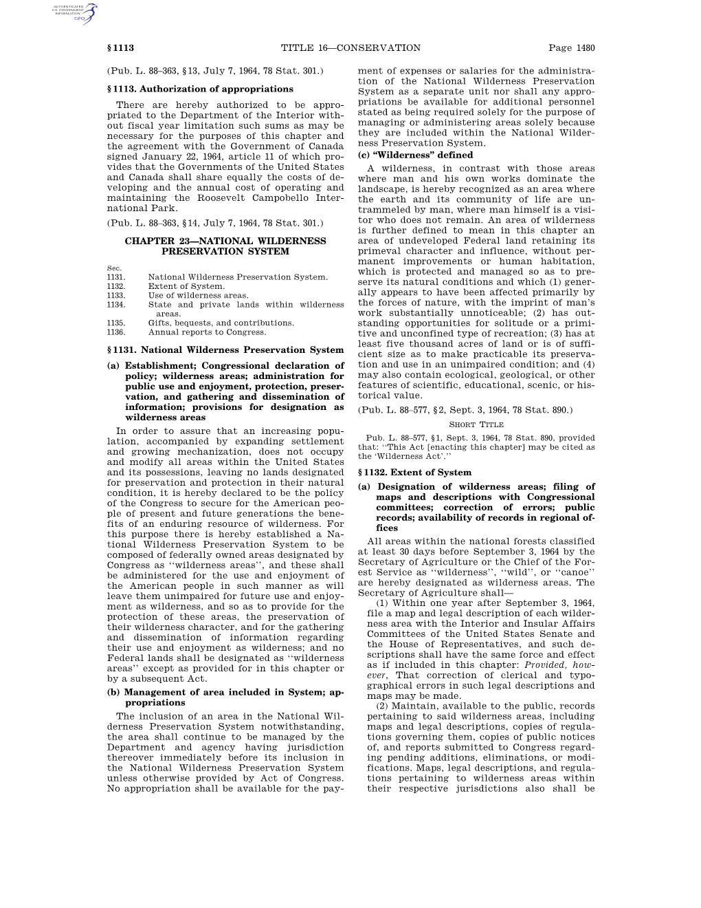 Page 1480 TITLE 16—CONSERVATION § 1113 (Pub