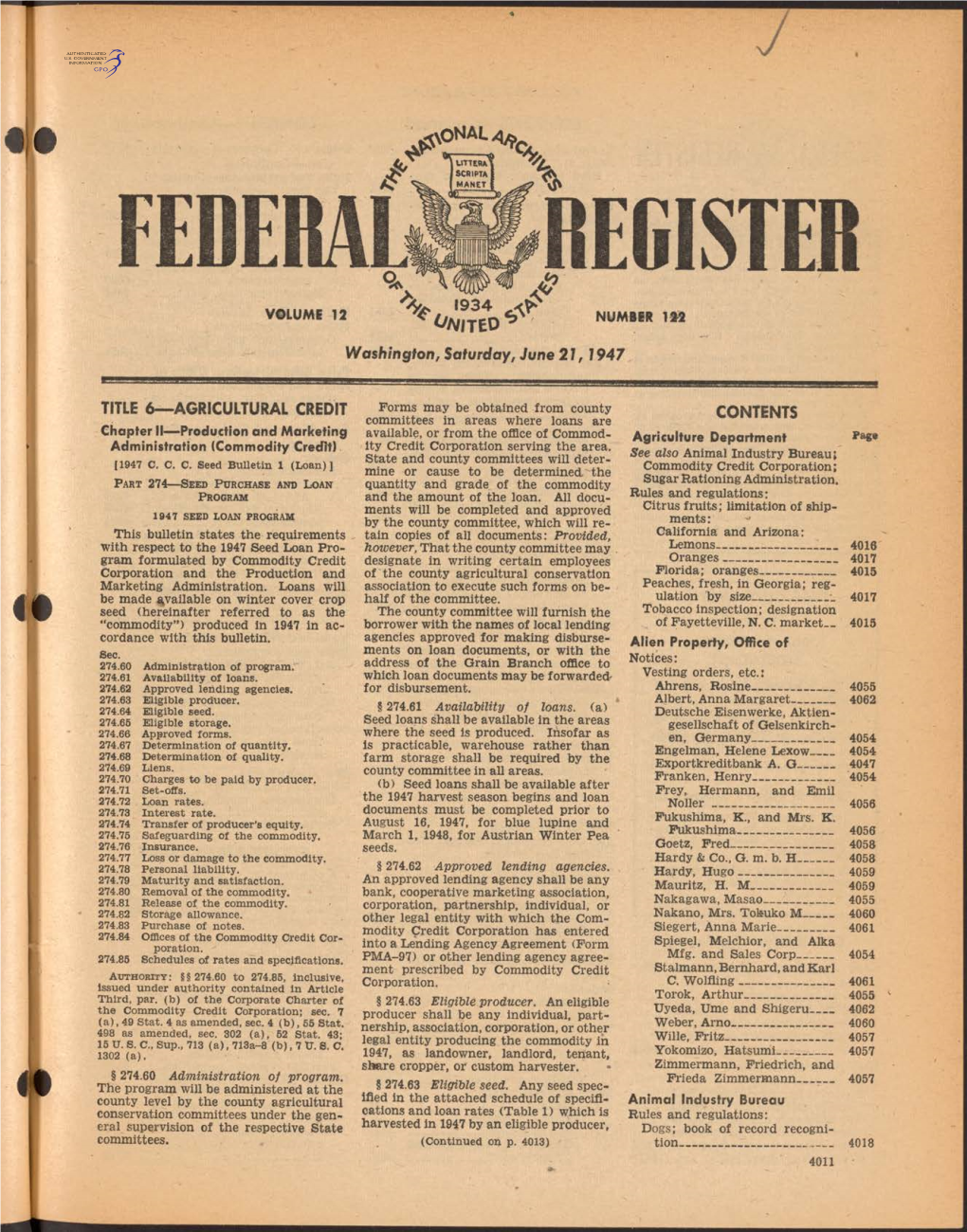 Eoeral Register