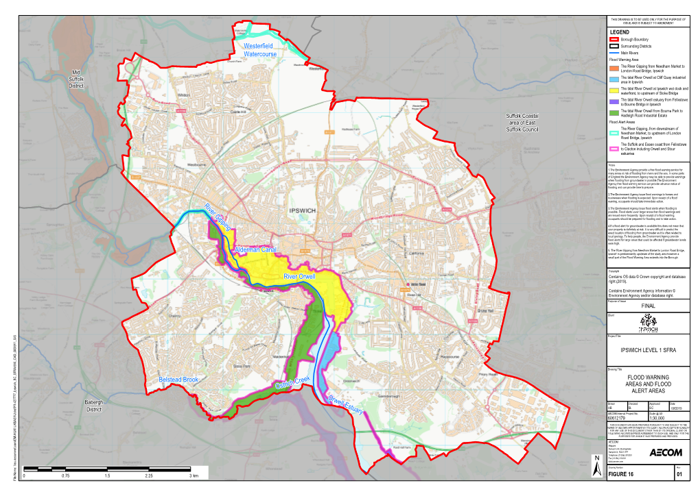 River Orwell Ostrich Creek Belstead Brook Orwell Estuary River Gipping Alderman Canal Westerfield Watercourse