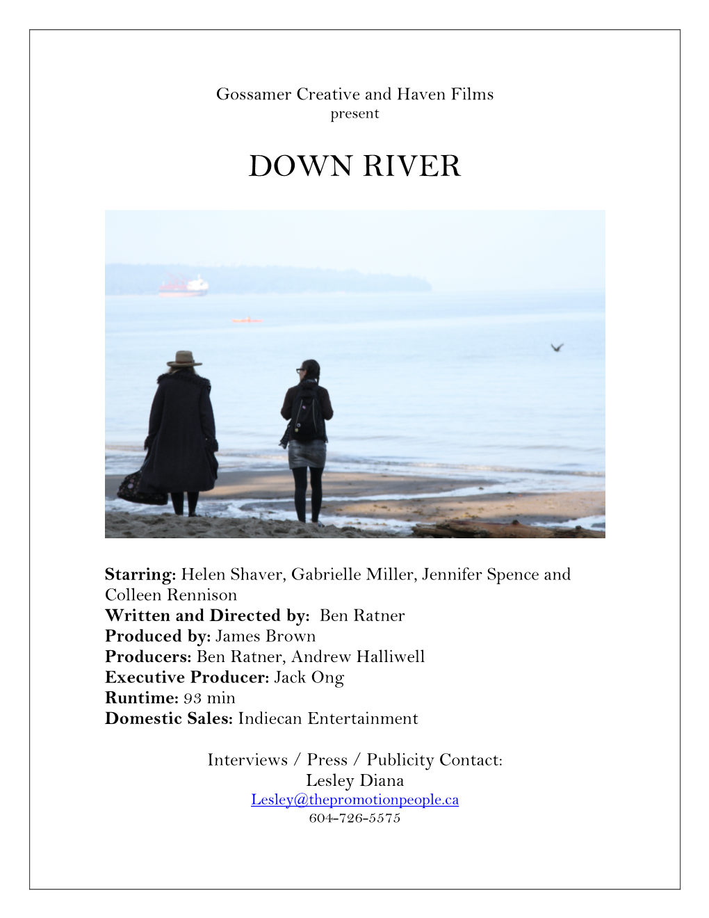 Down River PRESS KIT Finalaug29