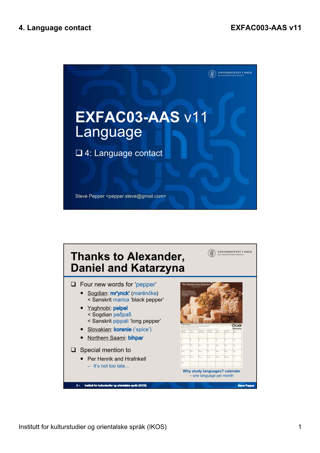 EXFAC03-AAS V11 Language