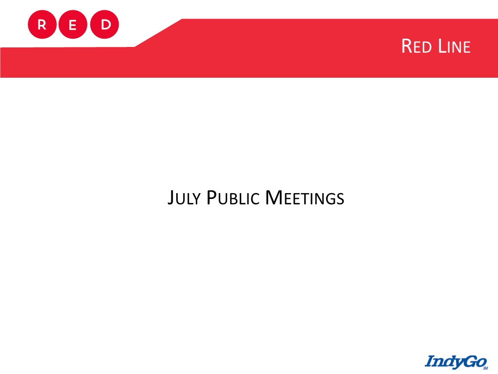 July 2016 Public Meeting Presentation