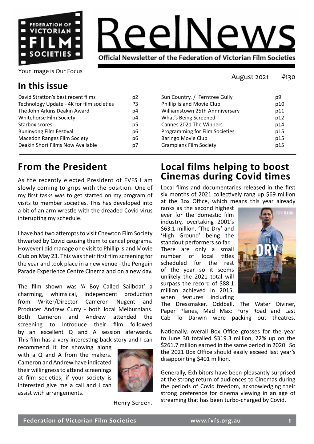 Reel News from the FVFS August 2021