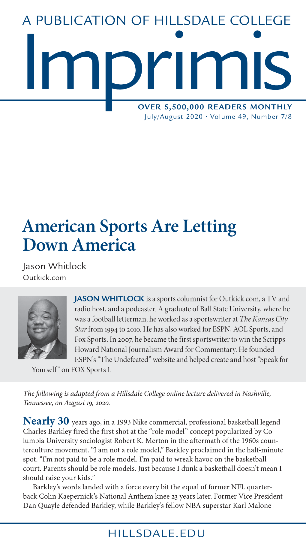 American Sports Are Letting Down America Jason Whitlock Outkick.Com