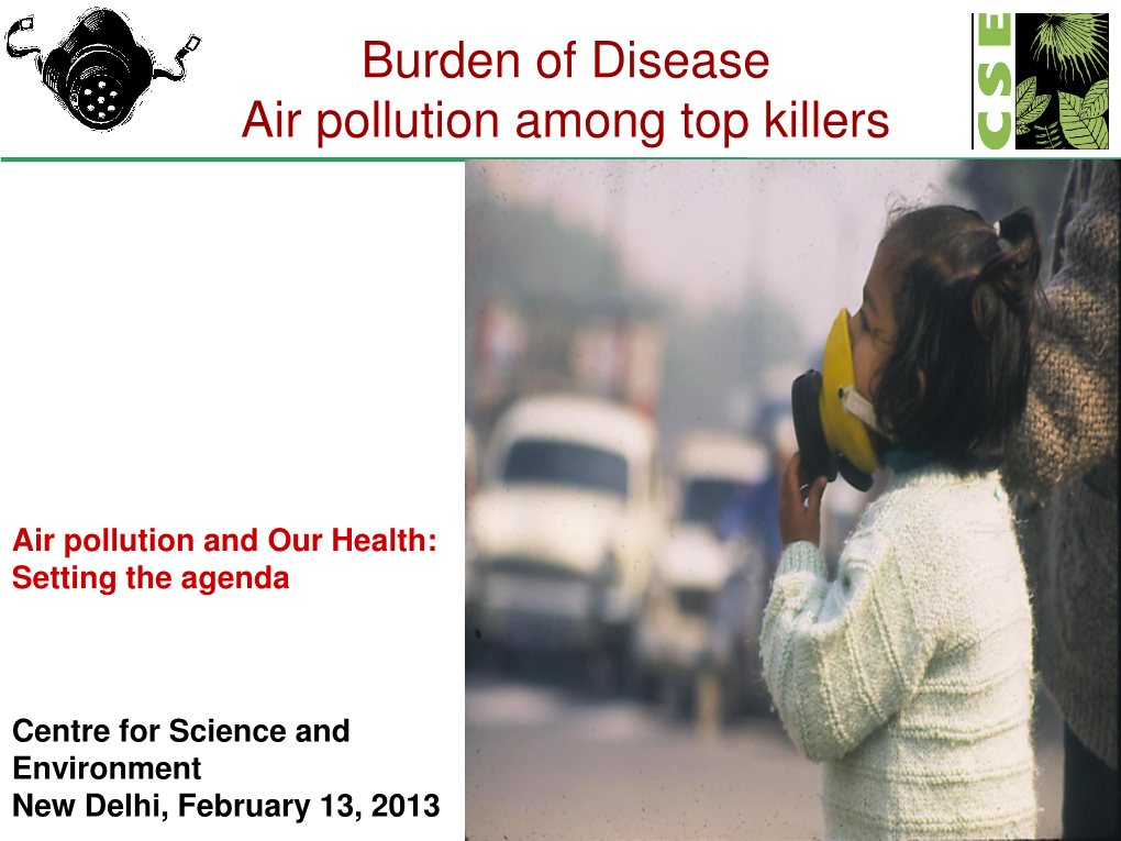 Burden of Disease Air Pollution Among Top Killers