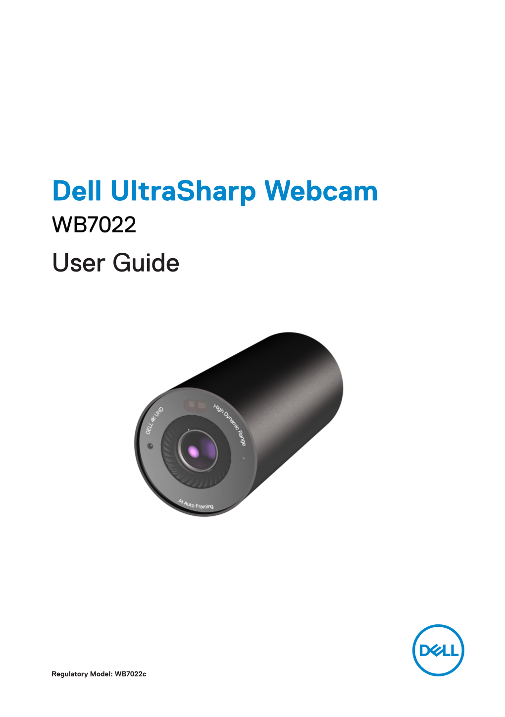 Dell Ultrasharp Webcam WB7022 User Guide
