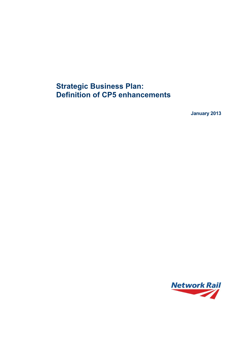 Overarching CP5 Enhancements Plan