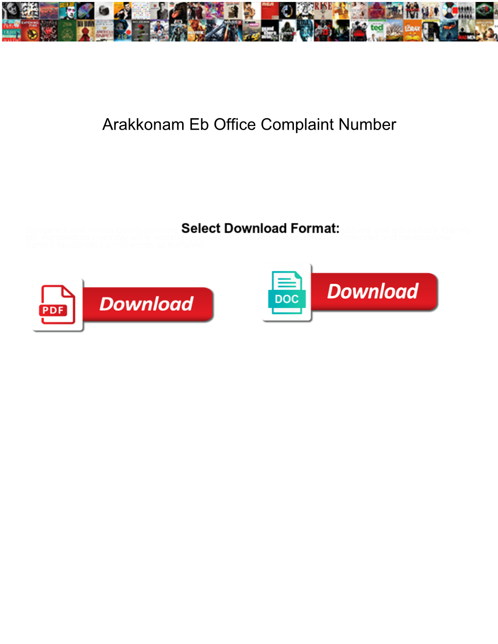 Arakkonam Eb Office Complaint Number