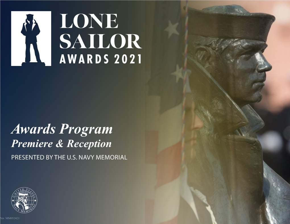 2021 Lone Sailor Awards Program Premiere & Reception HONORING Drew Carey Barry C