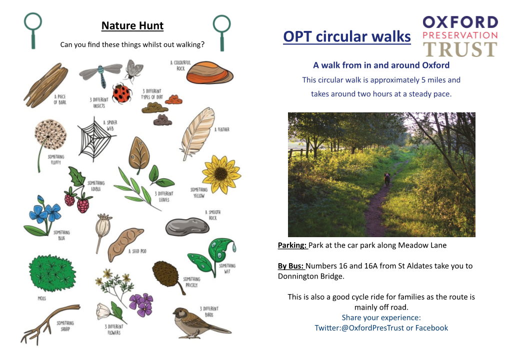 Circular Walk from Oxford to Sandford