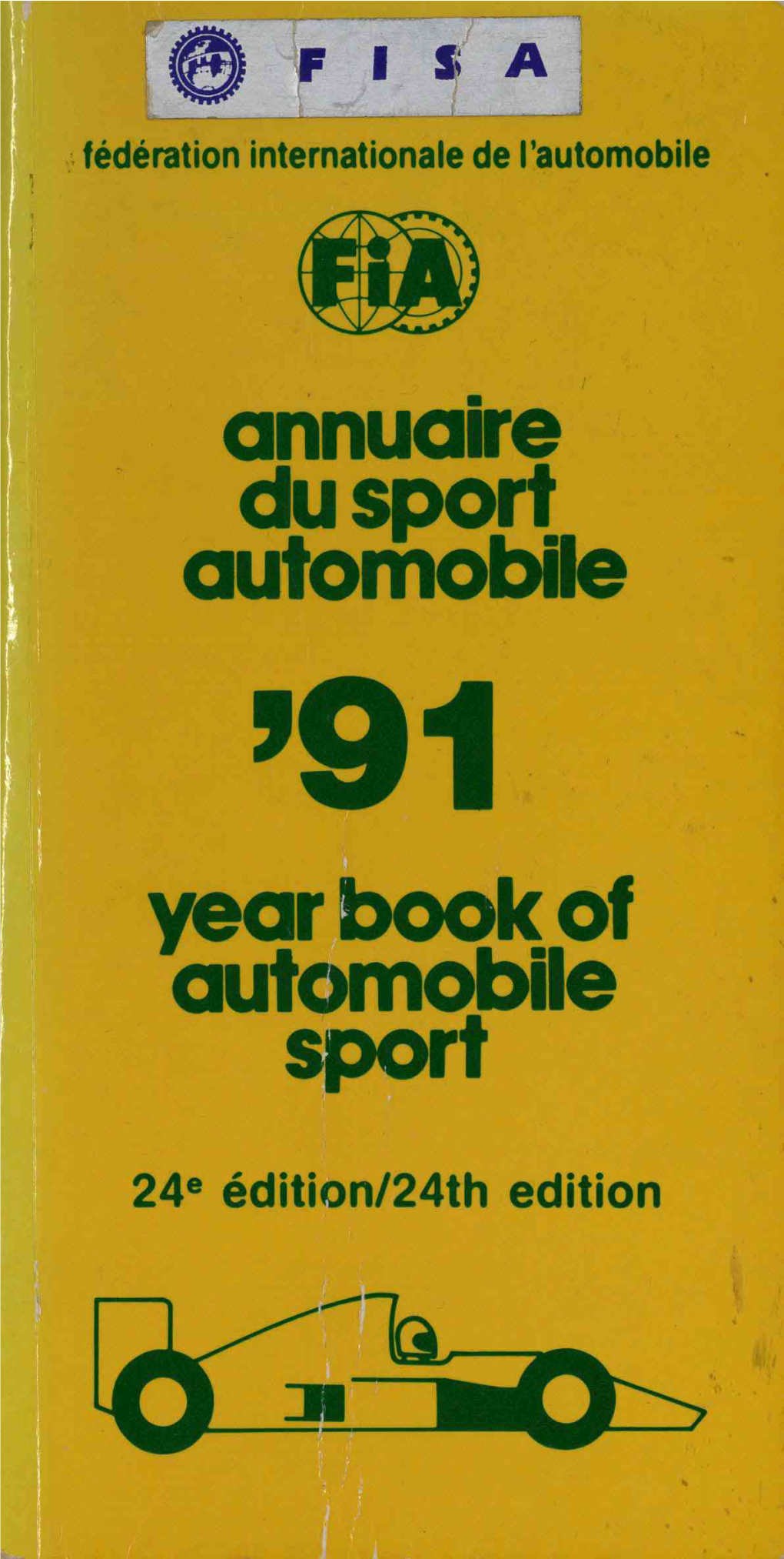 Annuaire Du Sport Automobile ^Arbook of Automobile Sport