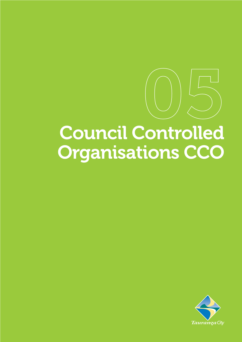 Council Controlled Organisations CCO GROUPS of ACTIVITIES | 161