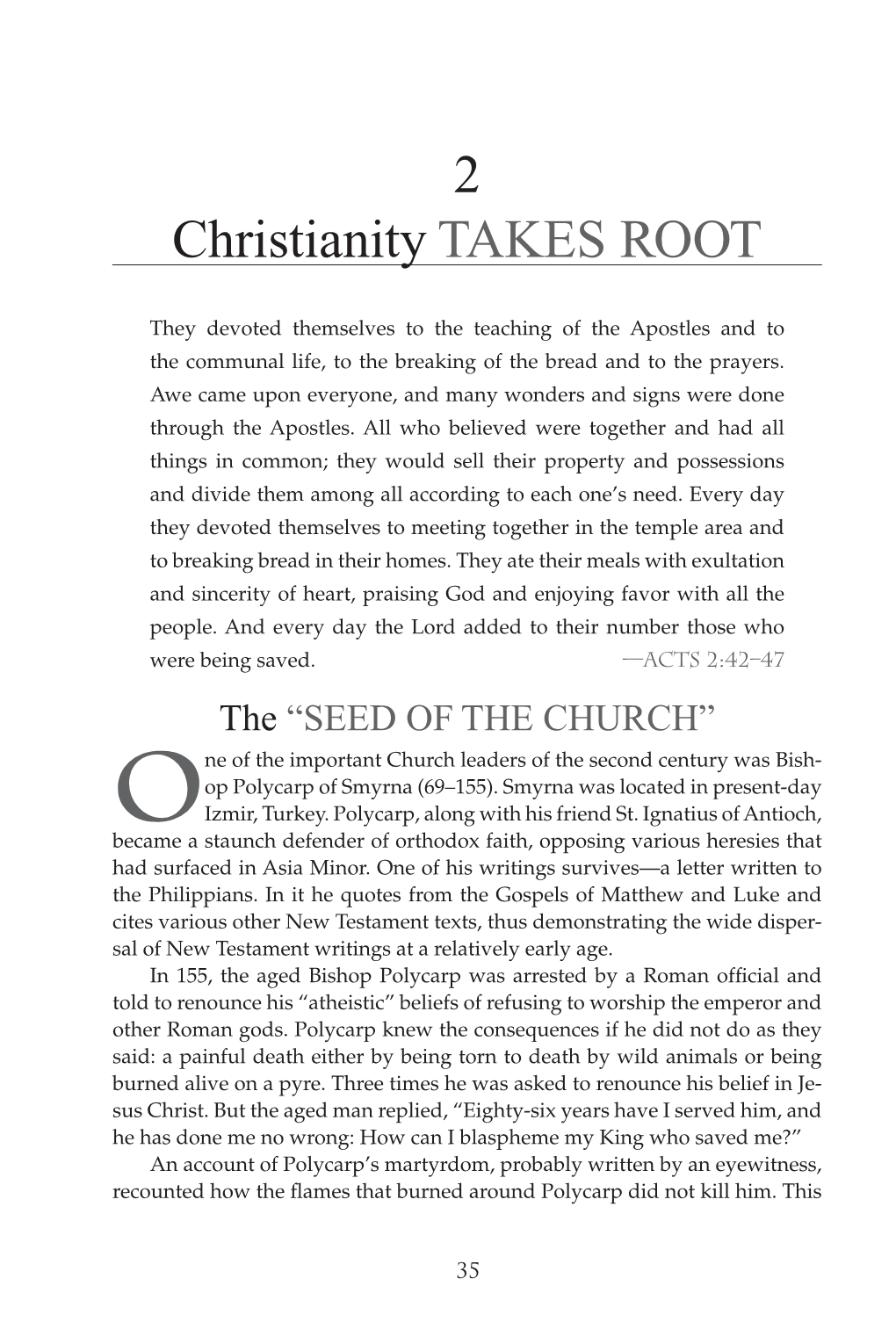 2 Christianity Takes Root