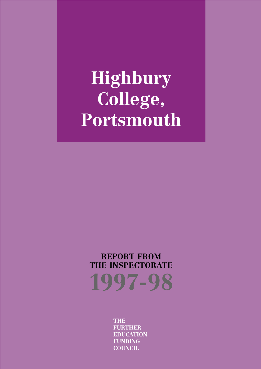 Highbury College, Portsmouth