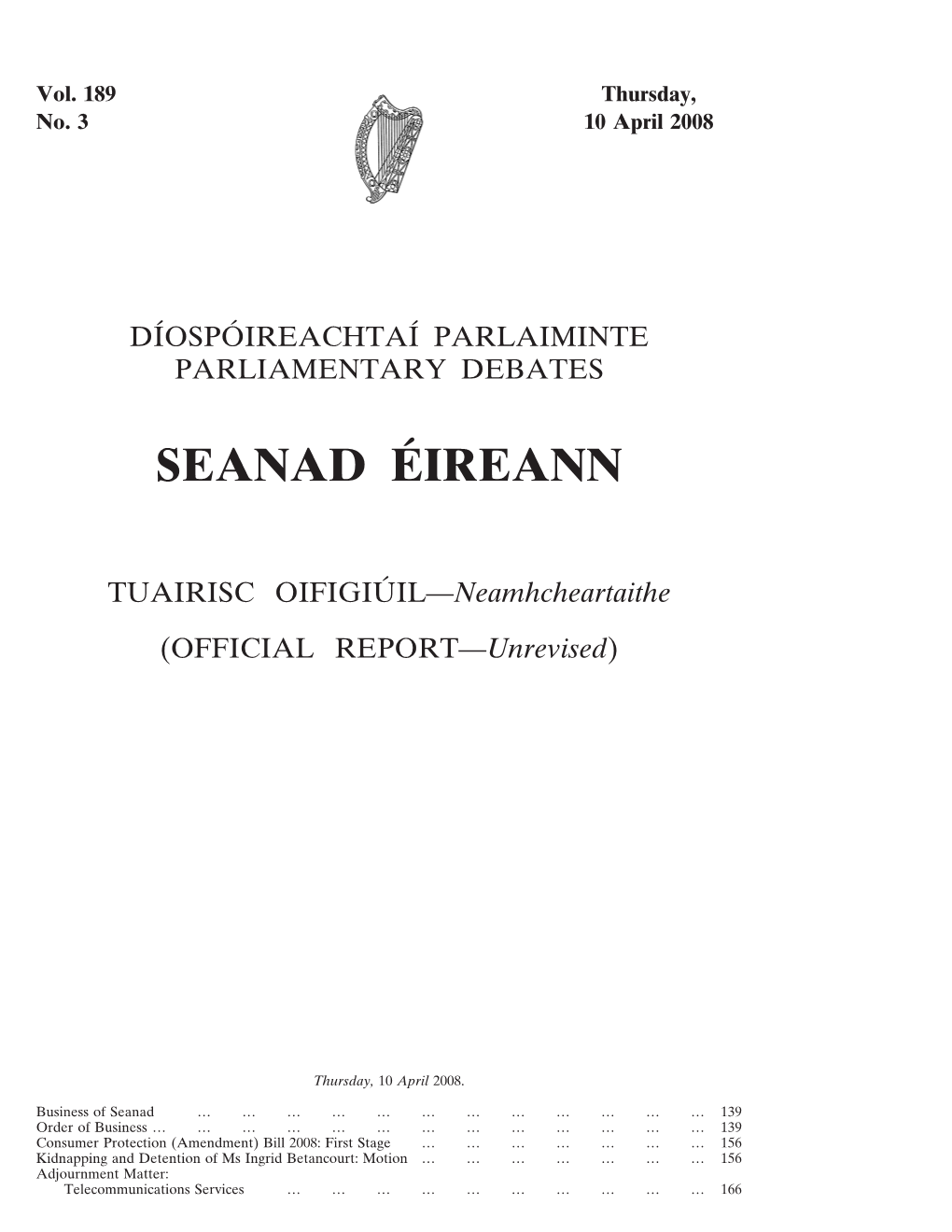 Seanad E´Ireann