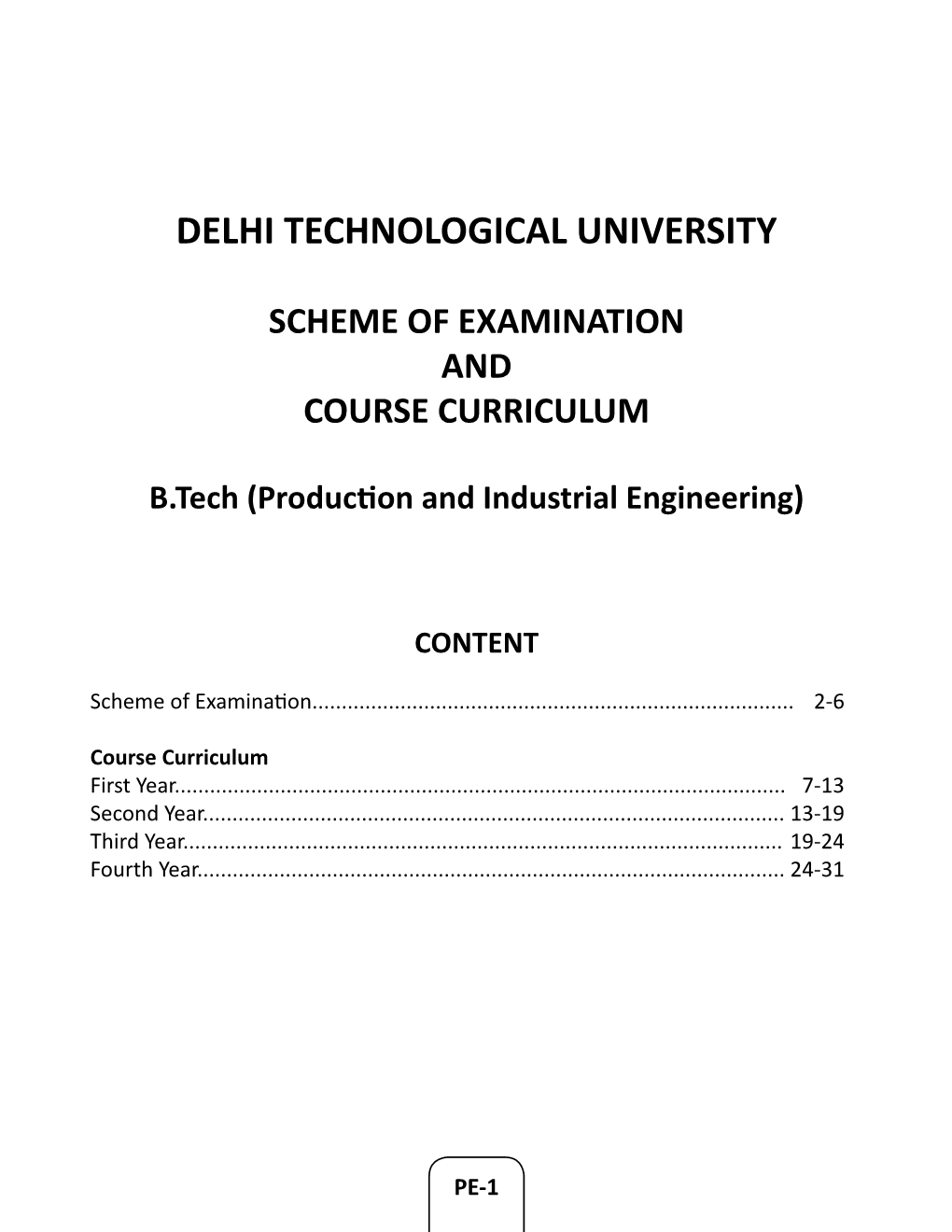 Delhi Technological University