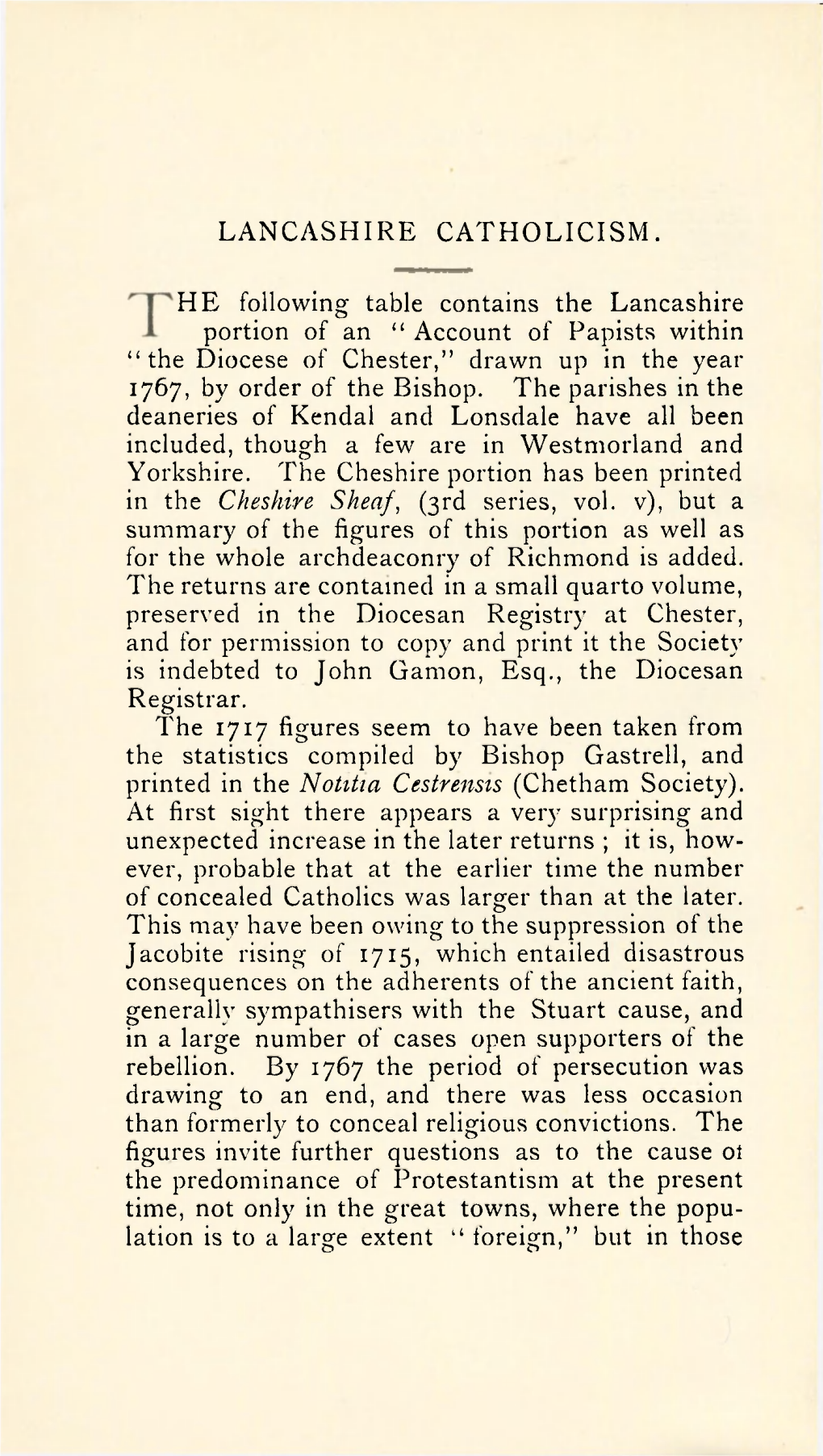 Lancashire Catholicism