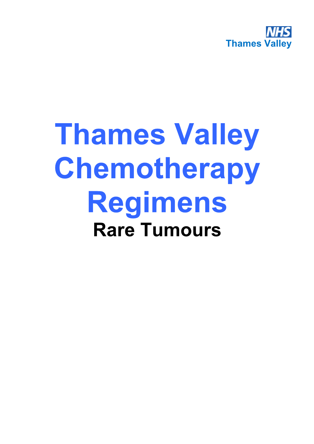 Network Chemotherapy Protocols