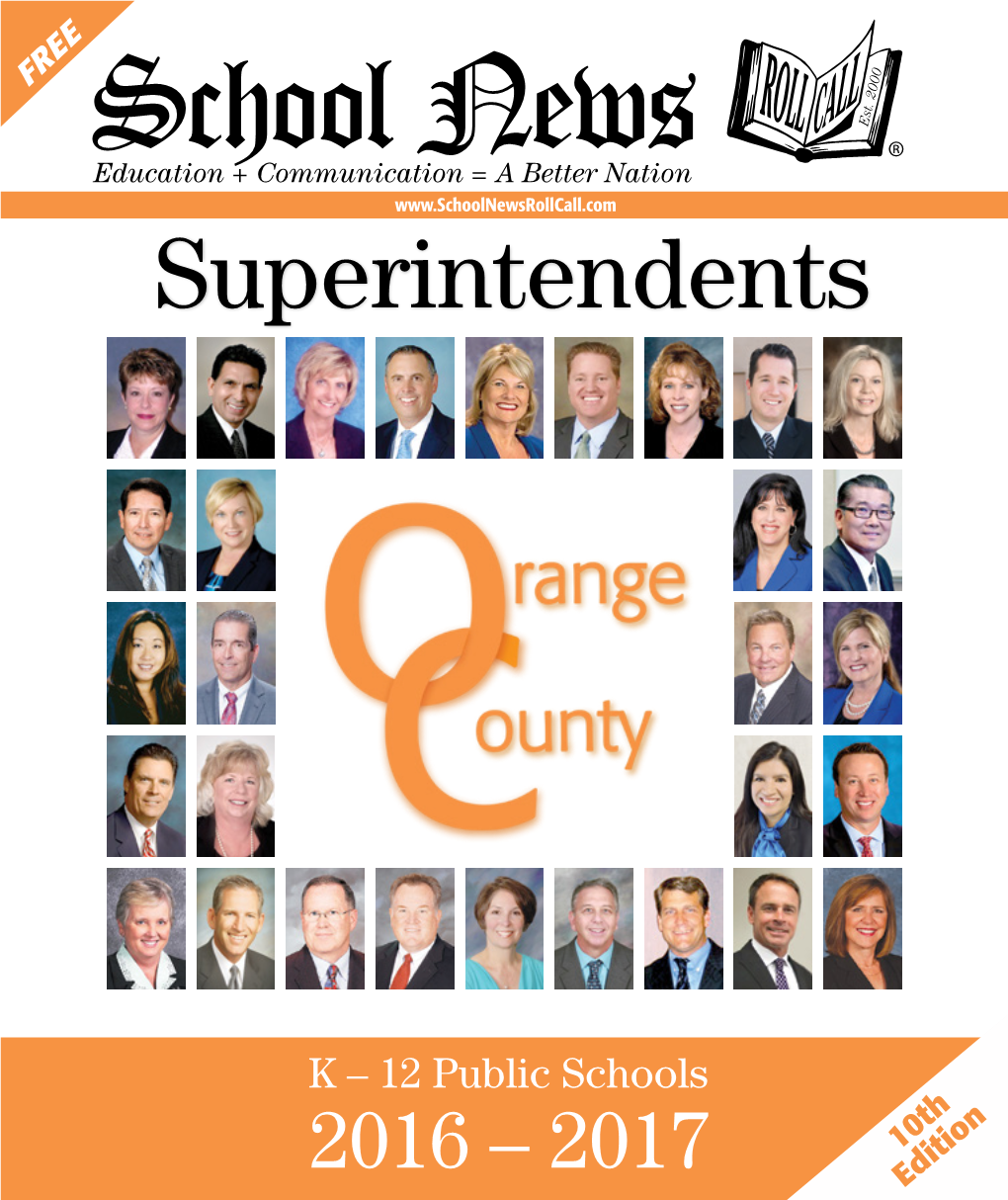 2017 School News Roll Call Annual Superintendent Magazine