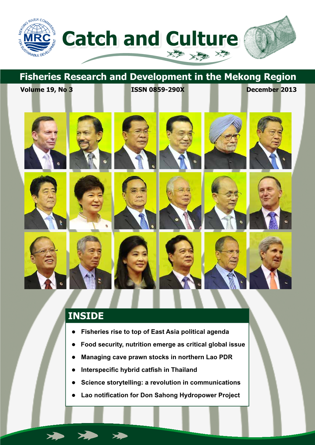 Fisheries Research and Development in the Mekong Region Volume 19, No 3 ISSN 0859-290X December 2013