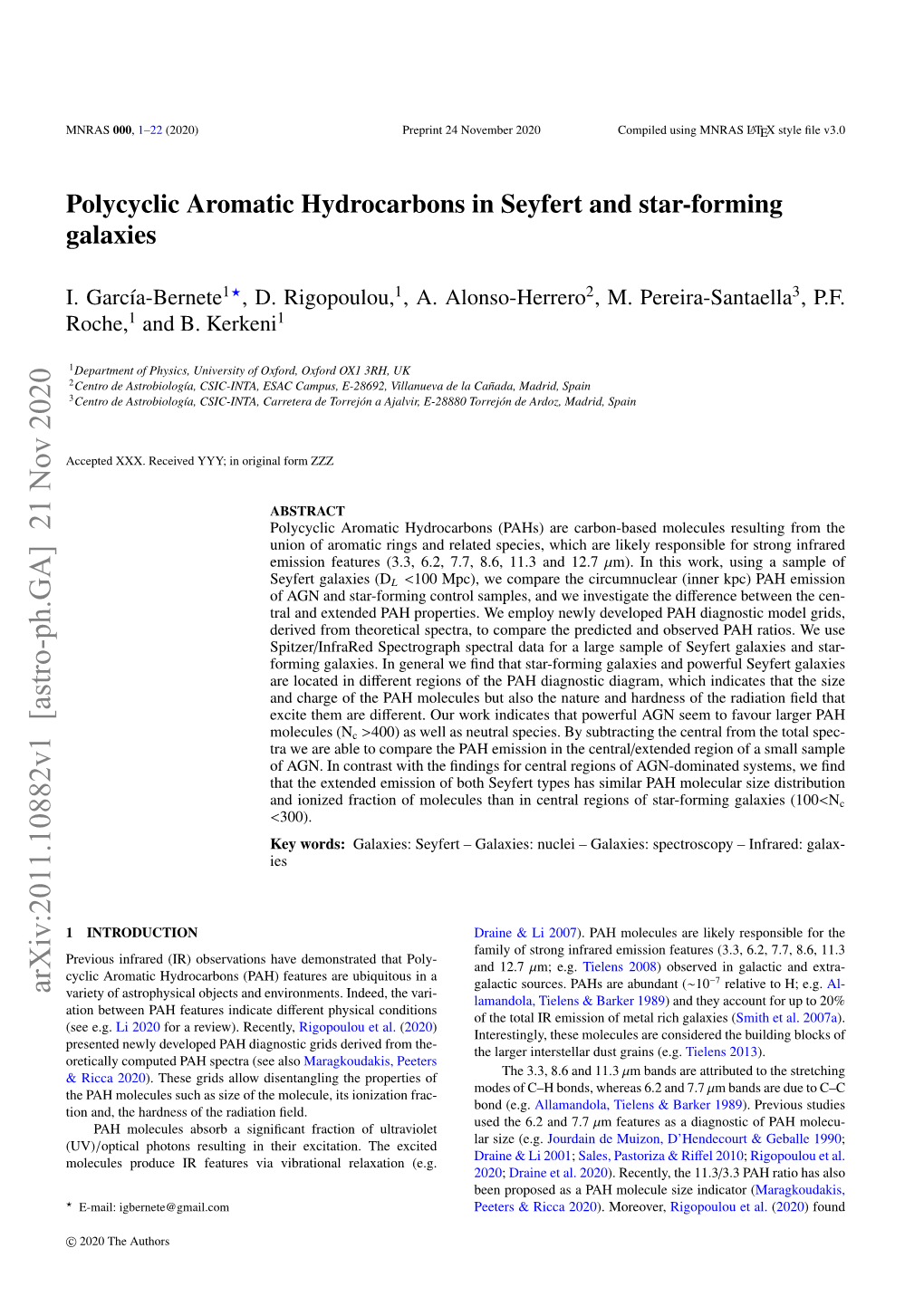 Arxiv:2011.10882V1 [Astro-Ph.GA] 21 Nov 2020 Variety of Astrophysical Objects and Environments