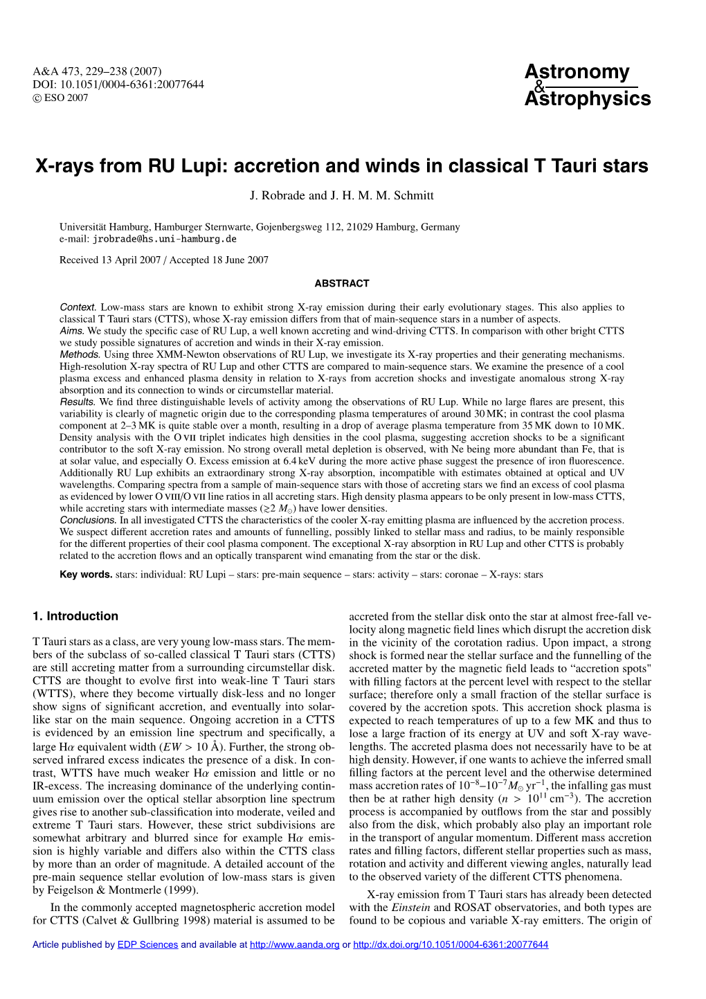 X-Rays from RU Lupi: Accretion and Winds in Classical T Tauri Stars