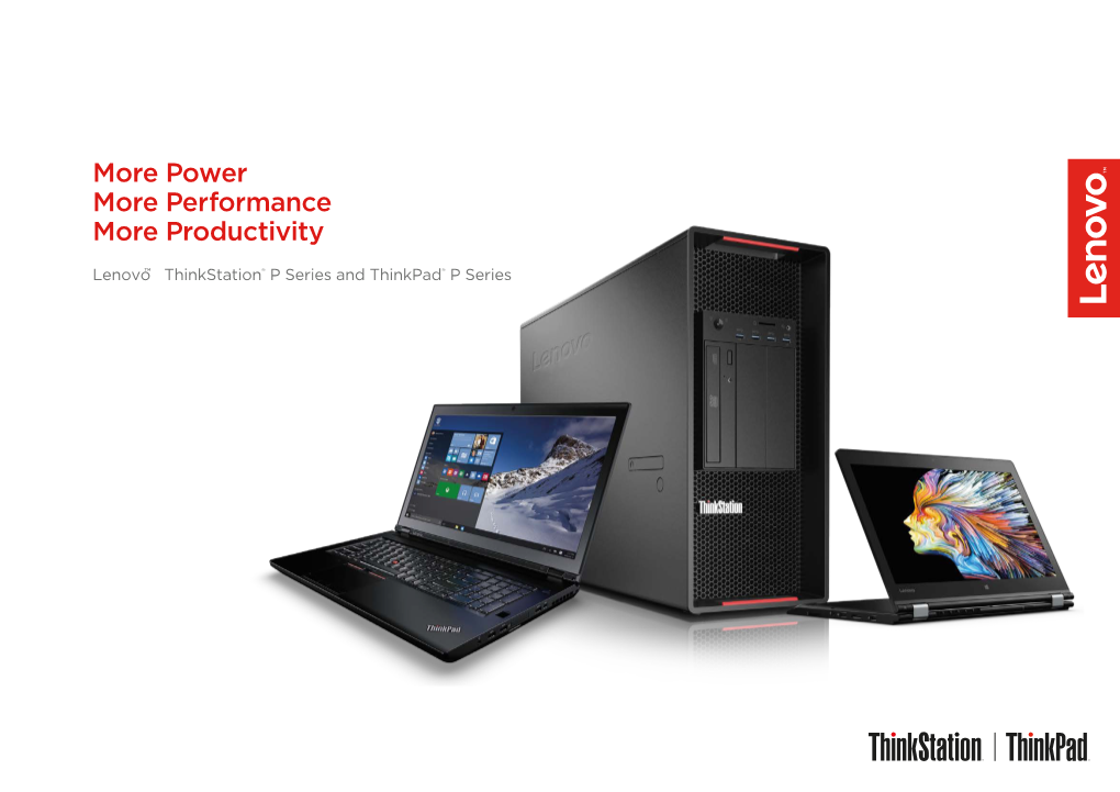 Lenovo Workstation P Series Family Spec Sheet Jan 2017 V3