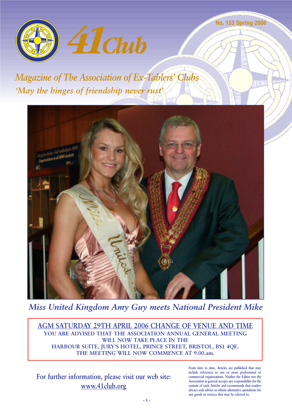 Magazine of the Association of Ex-Tablers' Clubs