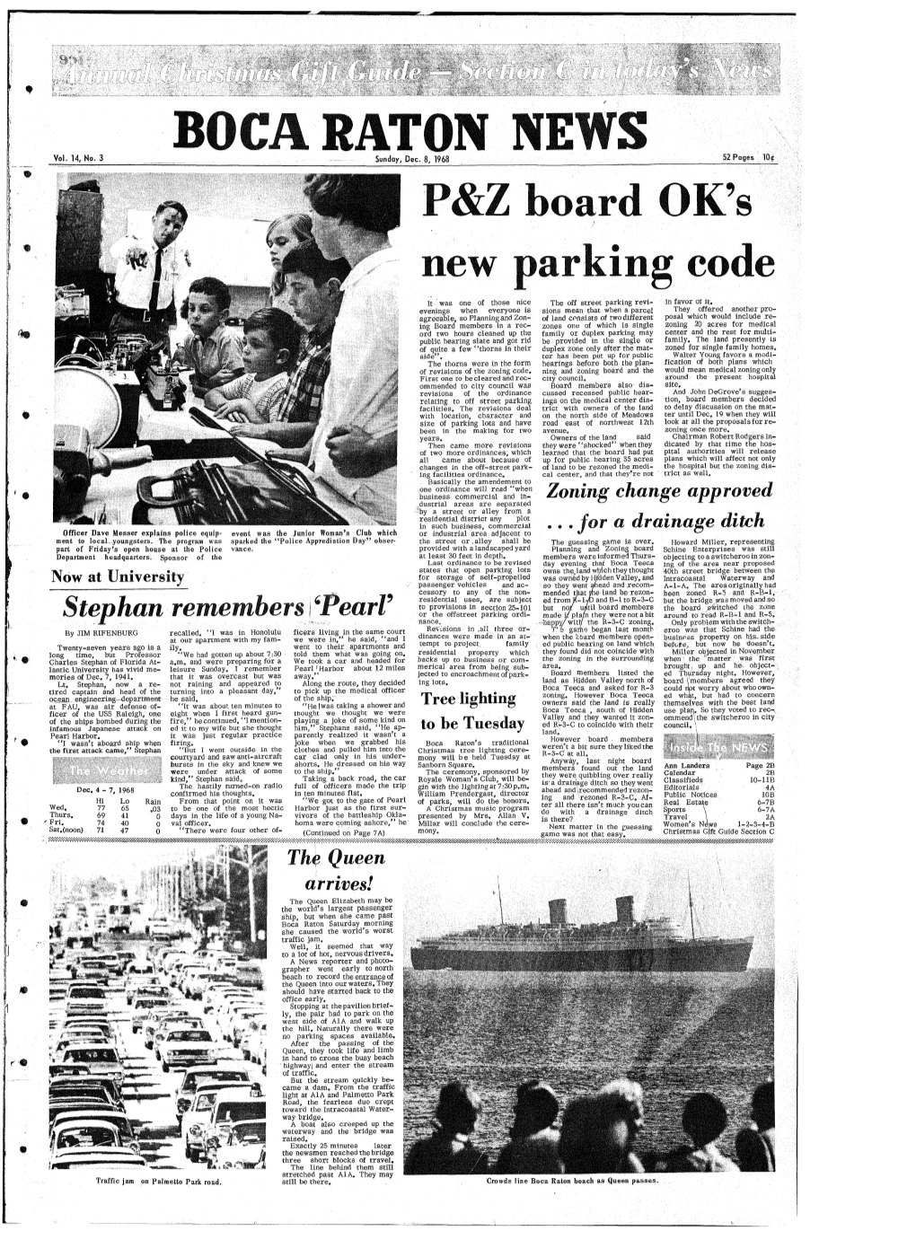 8, 1968 P&Z Board OK's New Parking Code